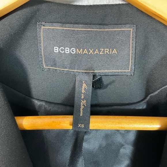 BCBGMAXAZRIA Black Tuxedo Jacket blazer size XS - Picture 9 of 9